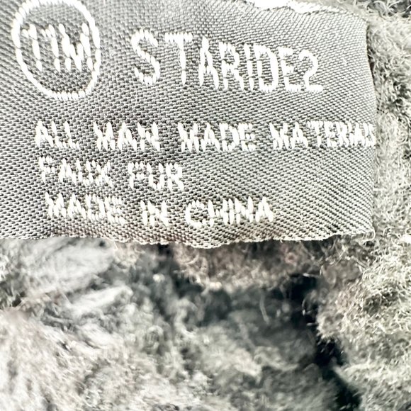 Totes All Weather Footwear Boots Size 11 Black Zip Up Faux Fur Lined - Picture 11 of 13